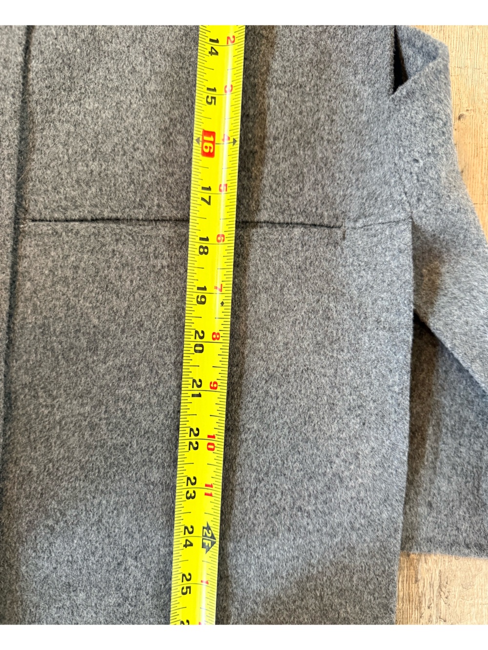 COS Double Faced Wool Hybrid Vest Gray M-L - Picture 6 of 8
